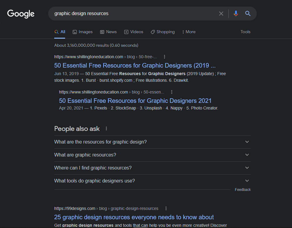 Testimonial Linkbuilding - Grafikdesign-Ressourcen