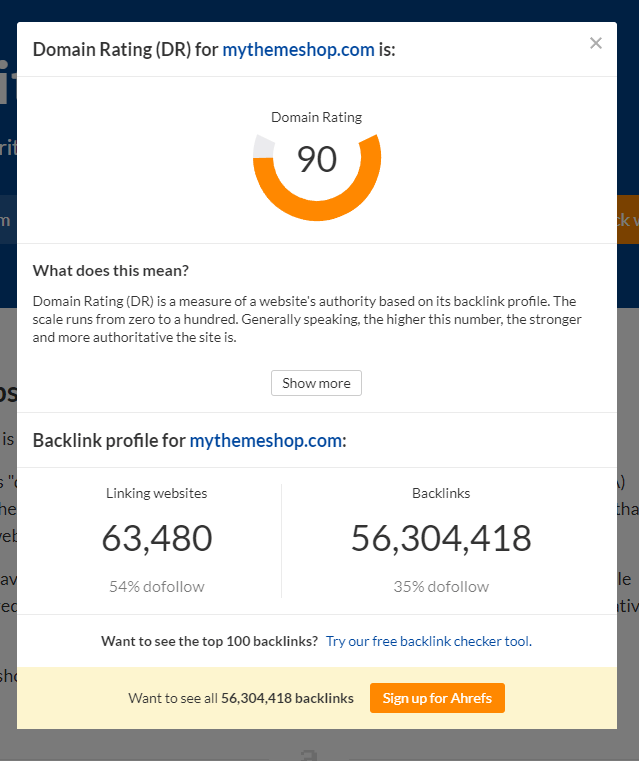 Testimonial Linkaufbau - Domainbewertung