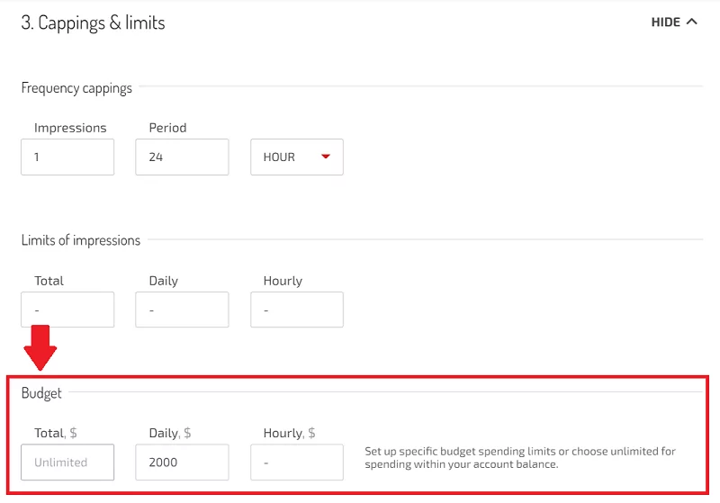 Você pode limitar seus gastos diários e horários para não gastar demais