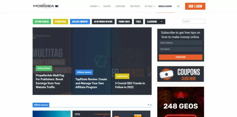 mobidea- الأكاديمية- الصفحة الرئيسية