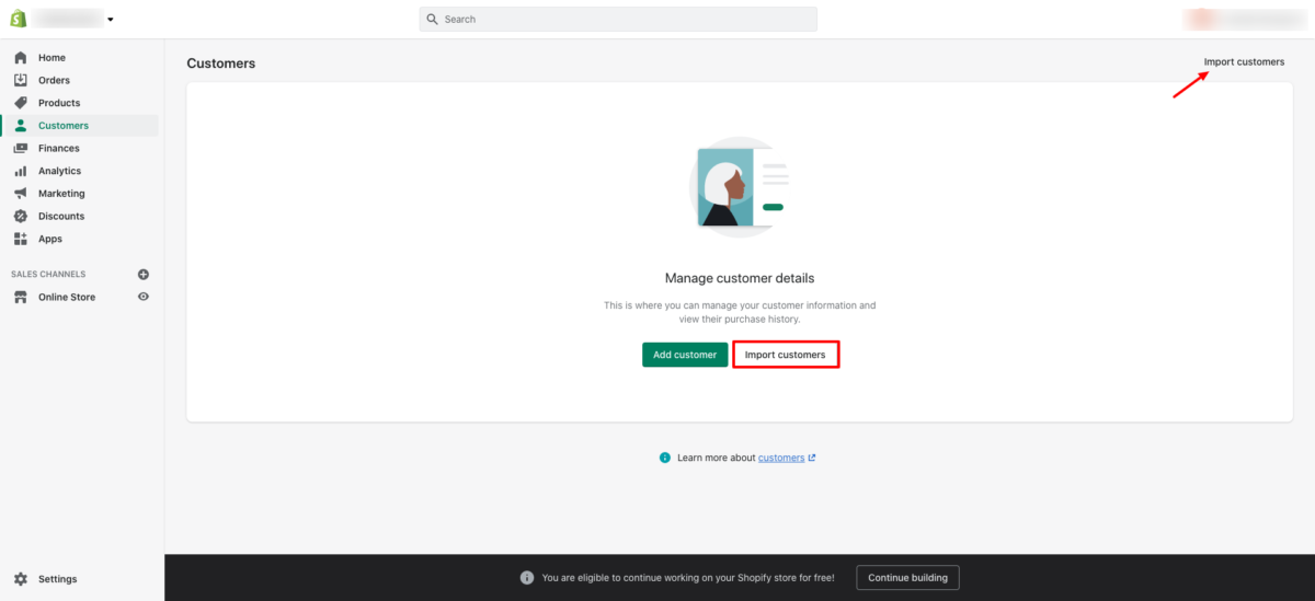 Importar clientes Shopify Import customers to Shopify