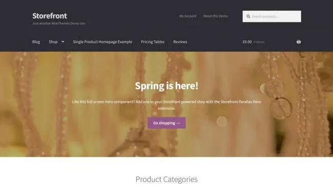 Motyw witryny sklepowej