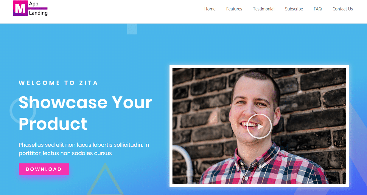 Тема WordPress для малого бизнеса Zita