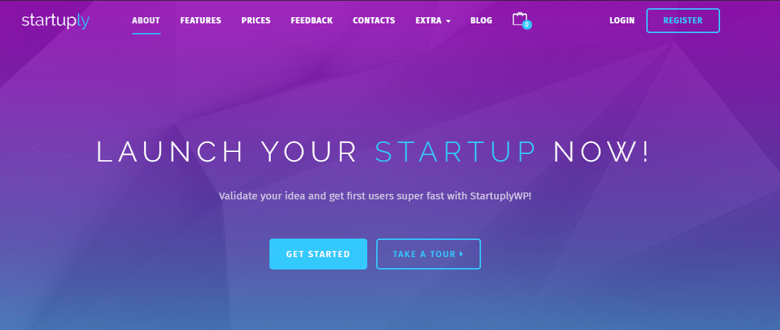 Стартап тема WordPress для малого бизнеса