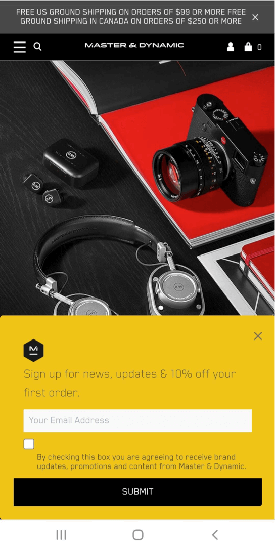 Fereastra pop-up dinamică