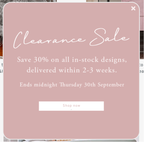 Willow- und Hall-Popup