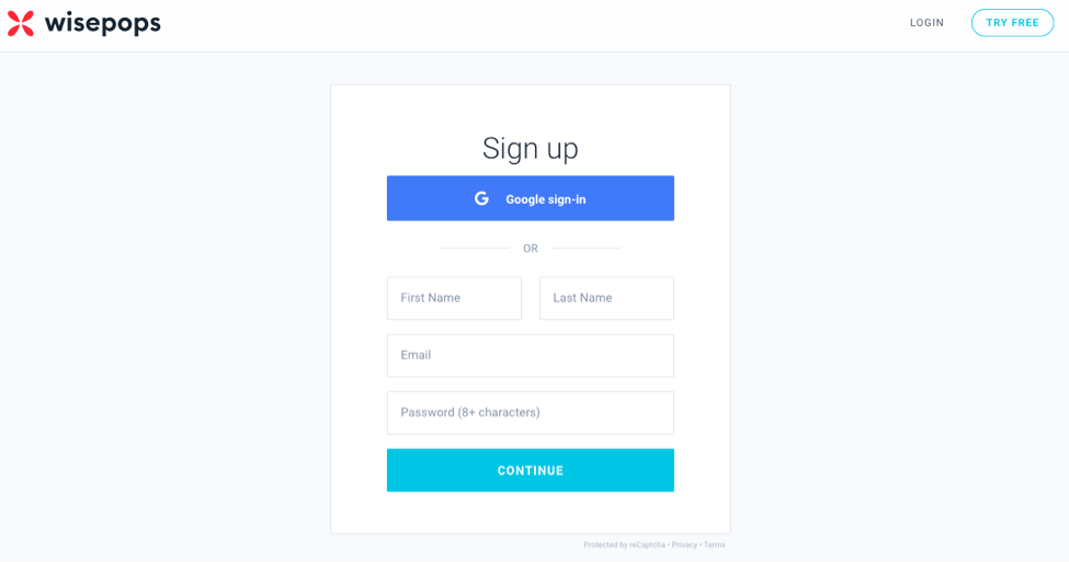 Wisepops cadastre-se