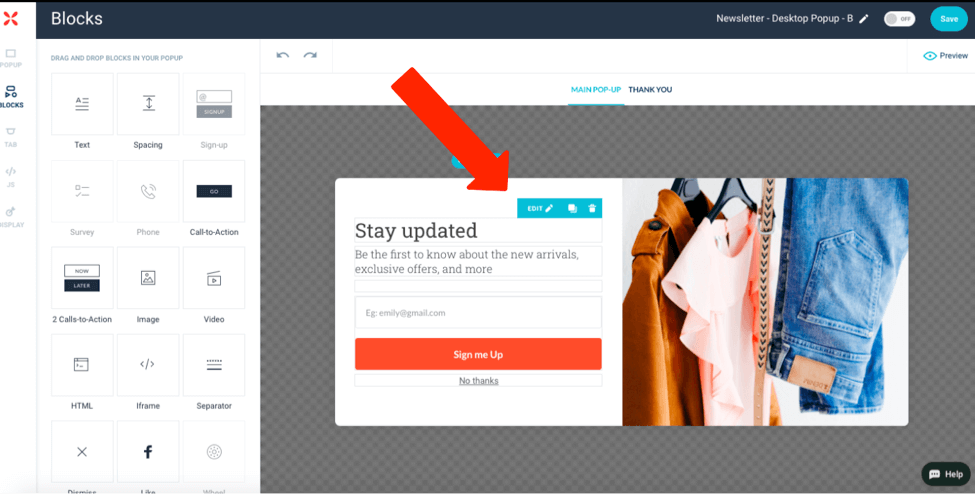 Wisepops 彈出窗口生成器