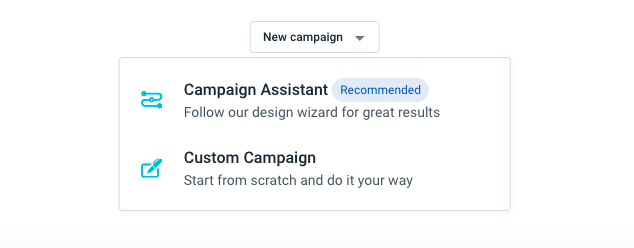 Tombol Asisten Kampanye Wisepops