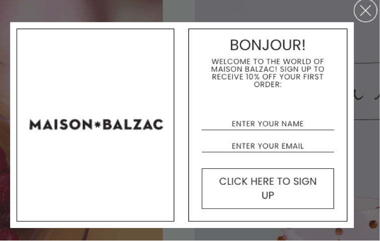 Maison Balzac ป๊อปอัพ