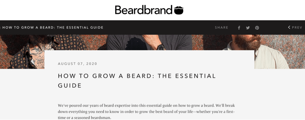 บล็อก Beardbrand