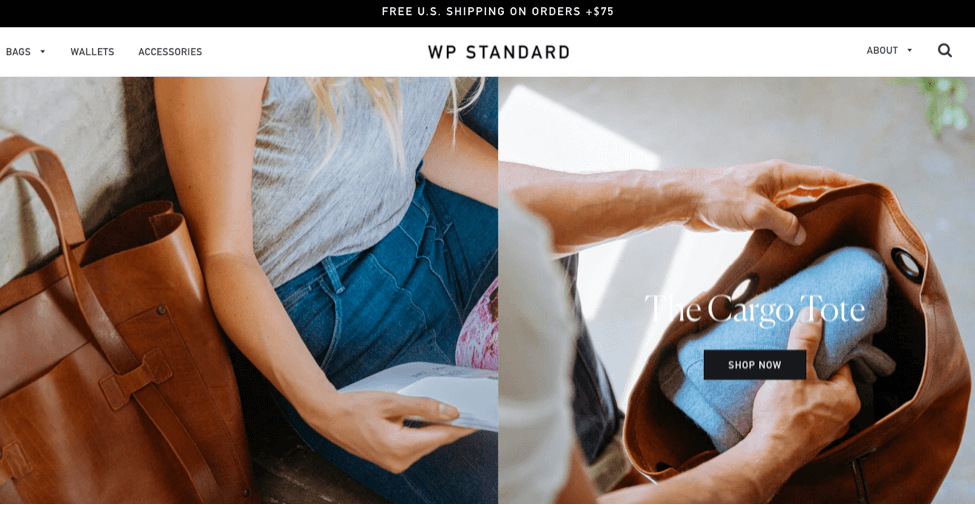 หน้าร้าน WP Standard