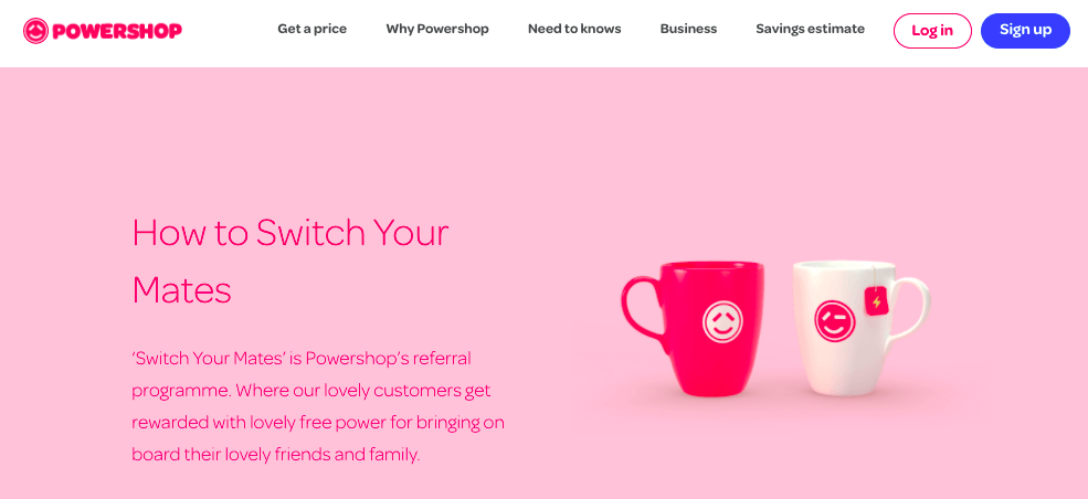 PowerShop Switch Your Mates 프로그램