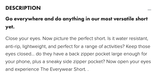 Copywriting Chubbies