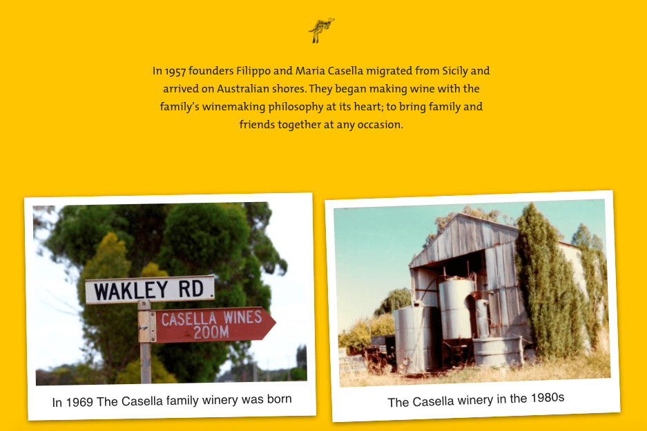 copywriting e-niaga Yellow Tail Wines