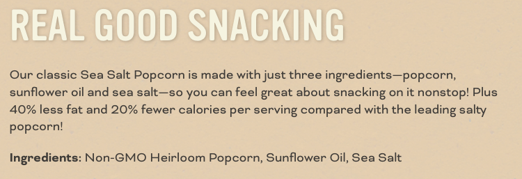 Descrizione del prodotto Pipcorn