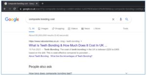 costul lipirii compozite