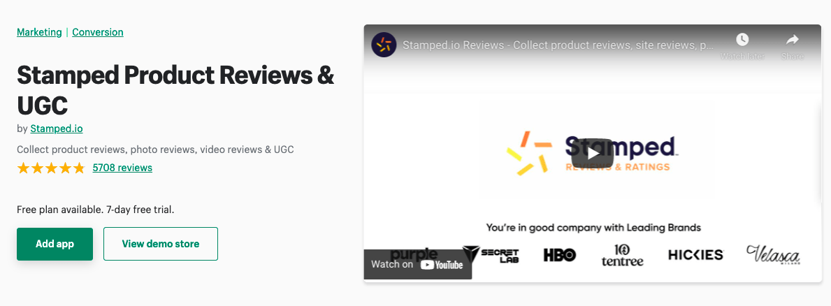 ختم- shopify- الصفحة