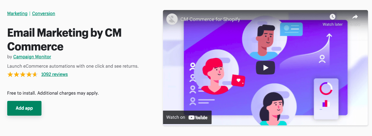 CM- الصفحة shopify