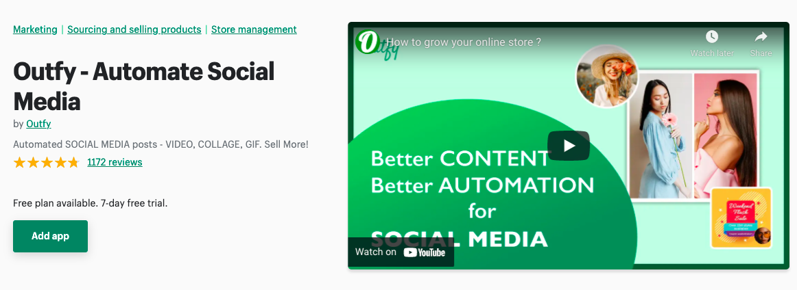 outfy-shopify- الصفحة