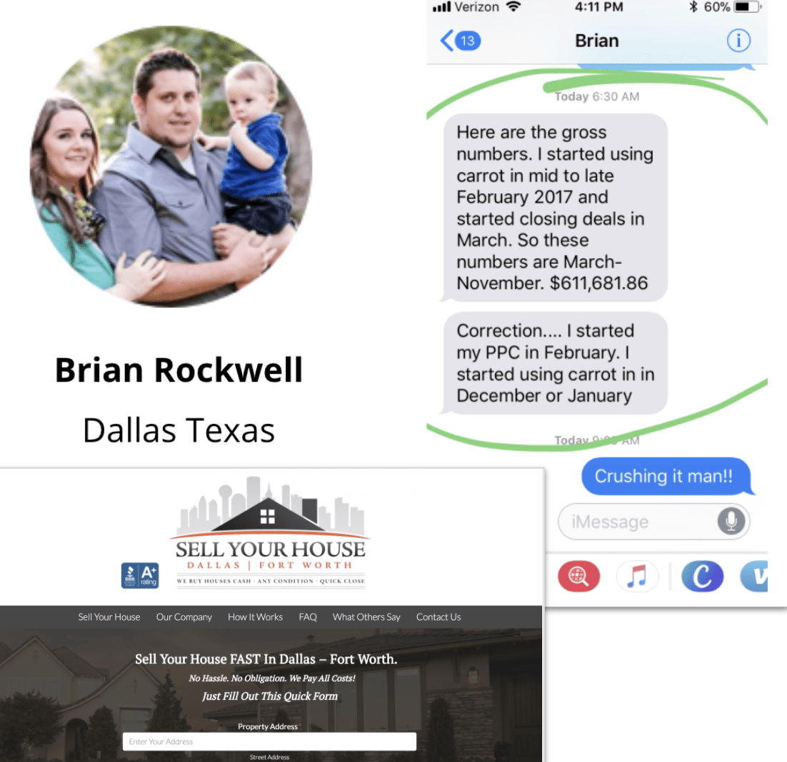 ความสำเร็จของสมาชิก Brian Rockwell Carrot
