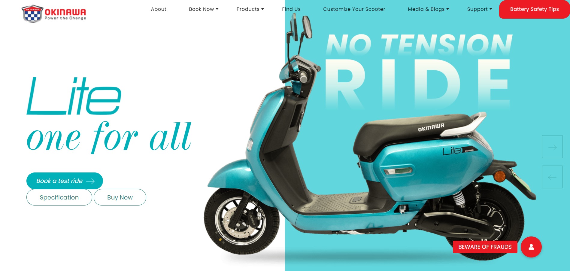 Okinawa Scooter'ları