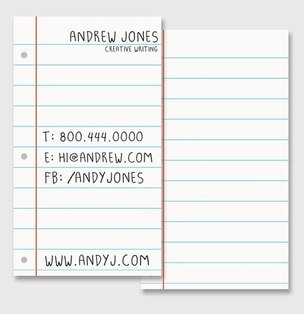 biglietti da visita blogger