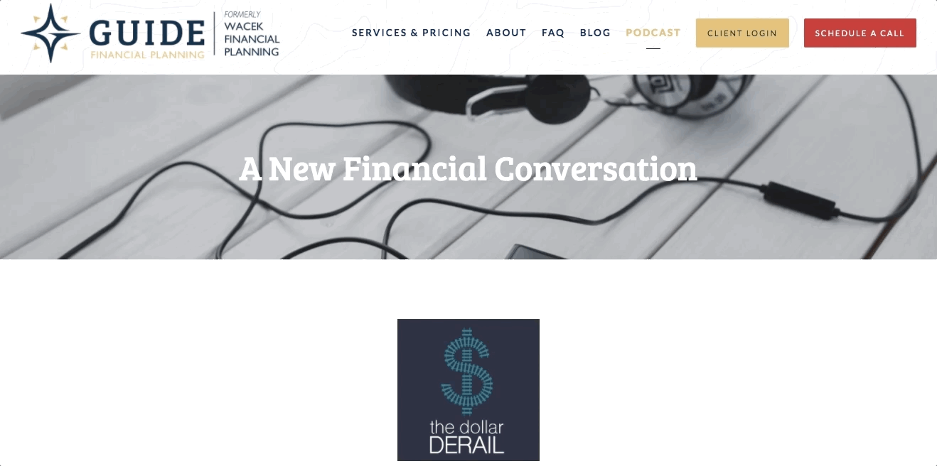 재무 계획 팟캐스트 안내