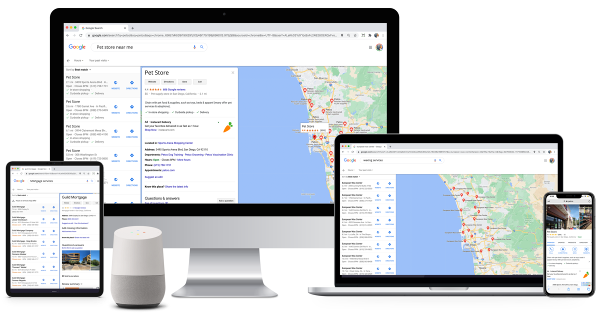Exemplu de soluții SEO locale