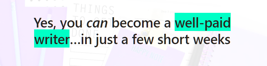 cours d'écriture indépendants