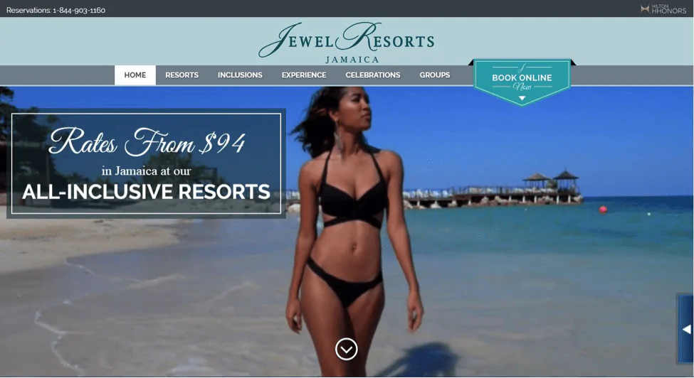 見事な写真のウェブサイト