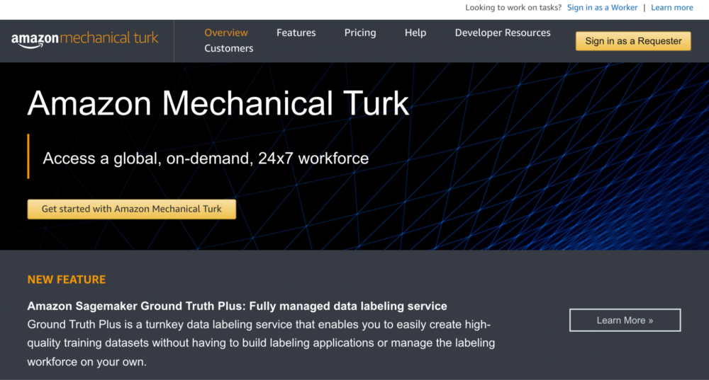 自由职业者工作网站 - 亚马逊