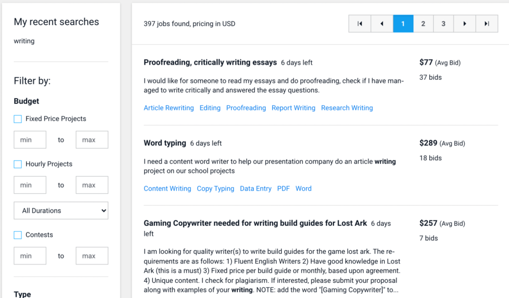 自由职业者网站 -