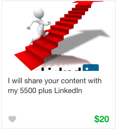 Fiverrインフルエンサーマーケティングギグ