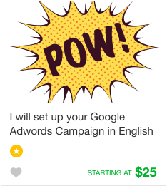 Fiverr AdWords Gig