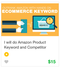 Fiverrのキーワードリサーチギグサービス
