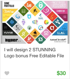 Fiverrのロゴデザインギグサービス