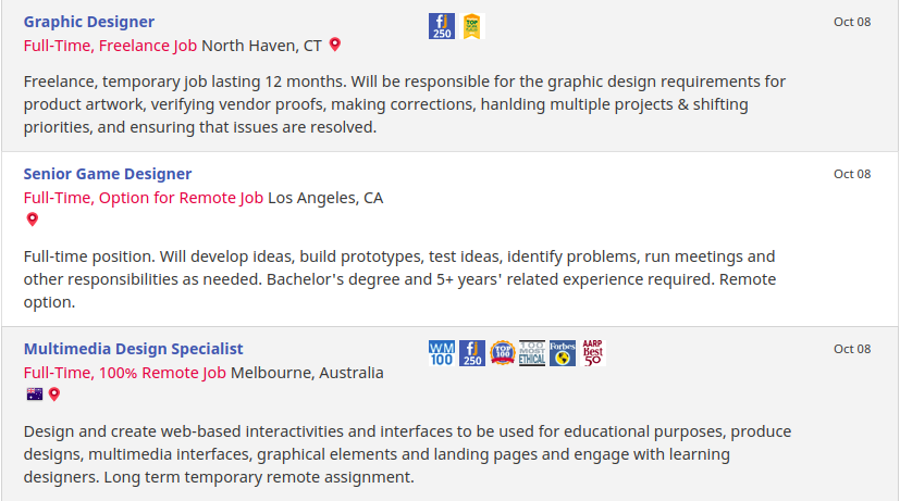 遠程平面設計工作網站 - flexjobs