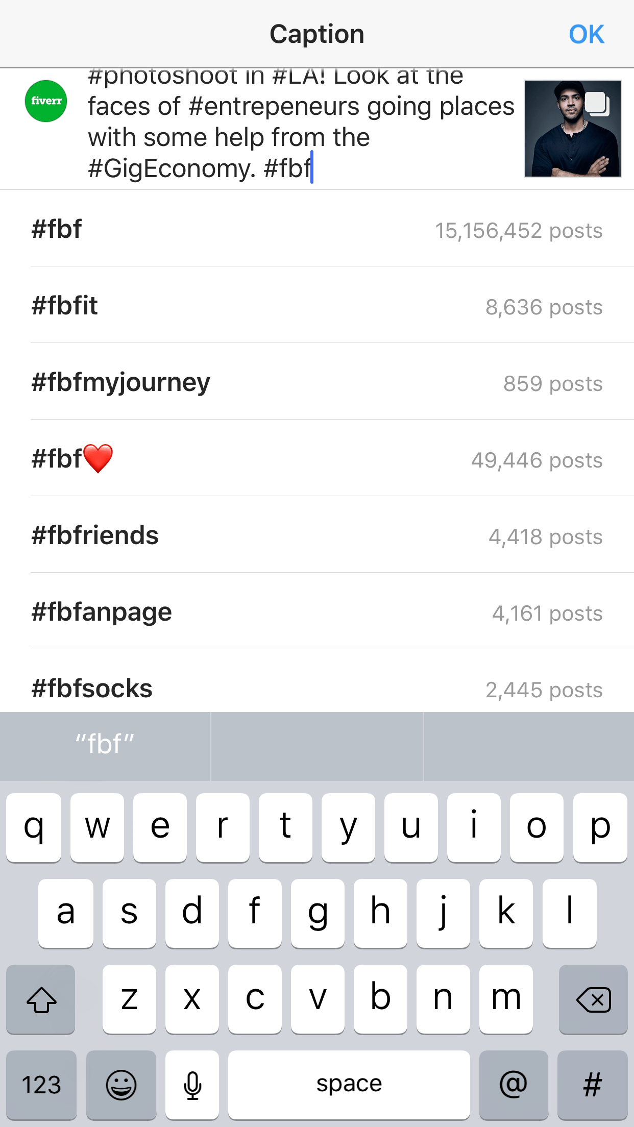 cinquerr instagram slideshow_hashtags