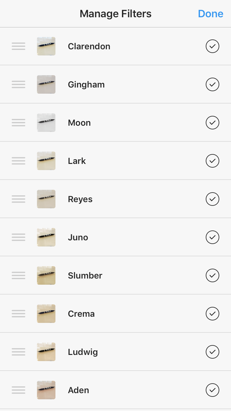 opzioni di tag instagram