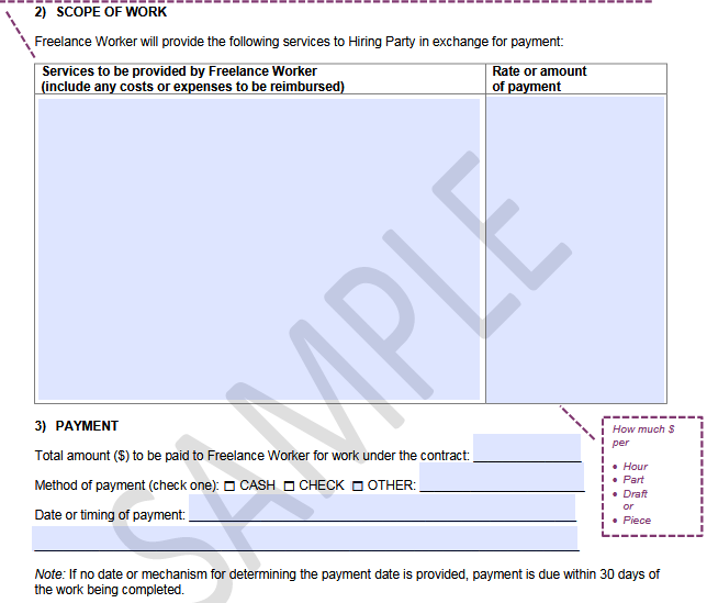 freiberuflich ist nicht frei handeln