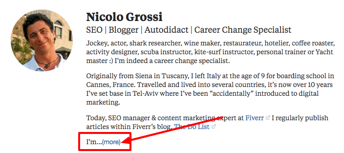 quora ปุ่มเพิ่มเติม