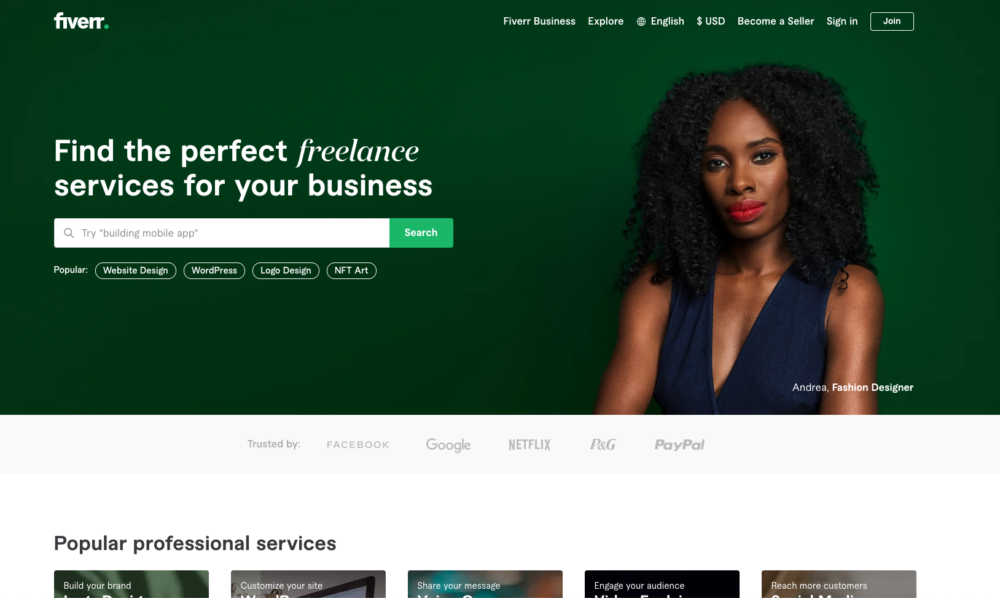 fürs schreiben bezahlt werden - fiverr