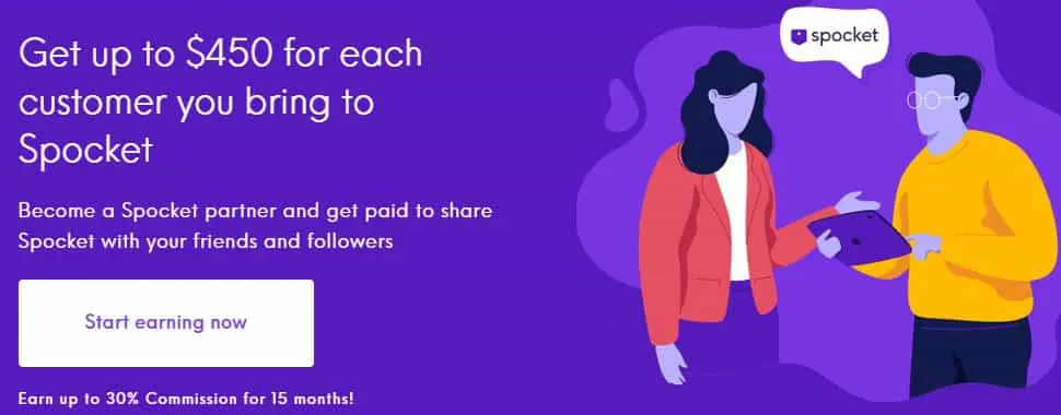 โปรแกรมพันธมิตร spocket