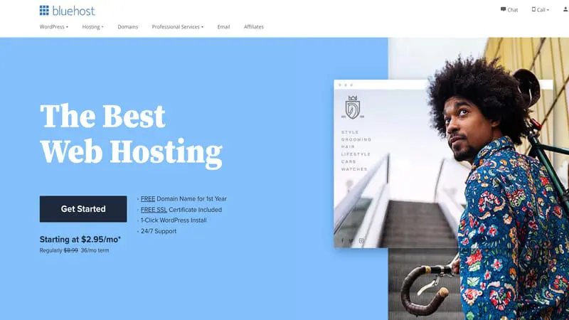 hébergement web bluehost