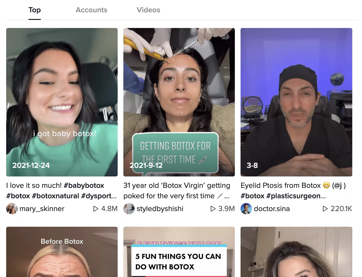 social media presence on tiktok