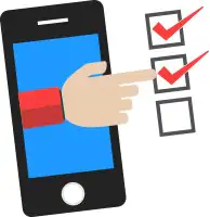 モバイルウェブサイトのグラフィック