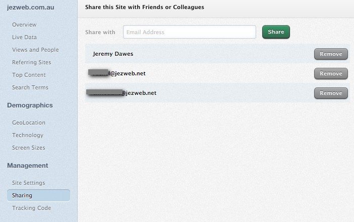 仪表-与他人共享访问