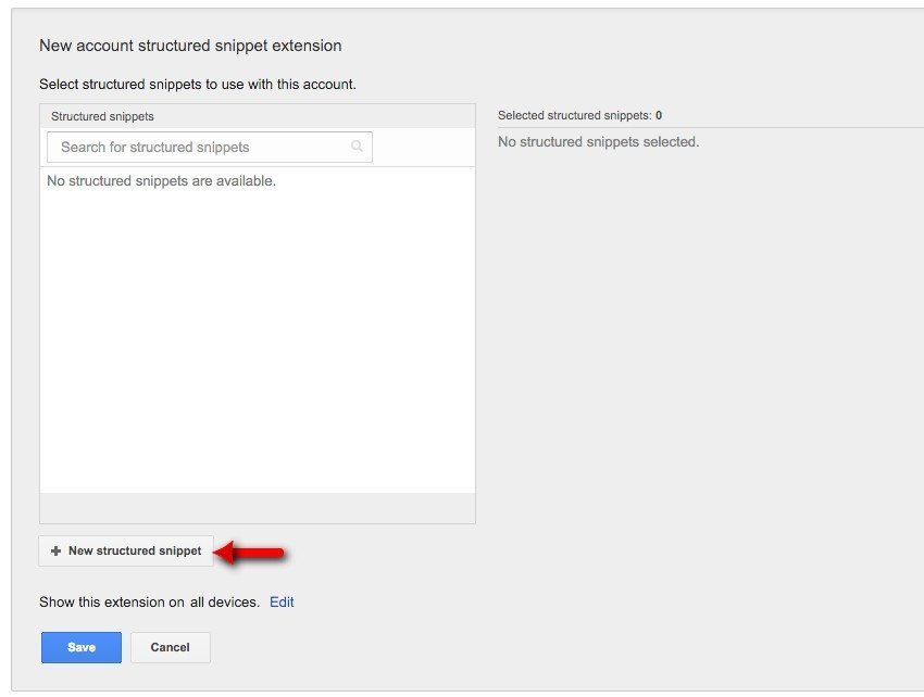 67-Gestion-de-campagne-–-Google-AdWords-Add-New-structured-snippet