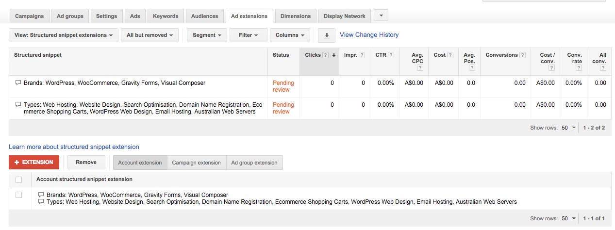 71-Gestion-de-campagne-–-Google-AdWords-extraits-structurés-en-attente-de-revue